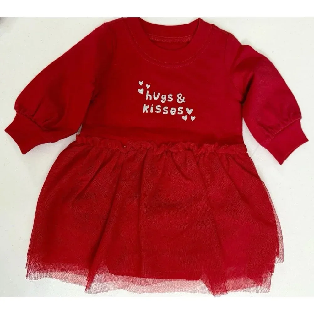 Carter’s Just One You Baby hugs & kisses Tutu Dress BABY GIRL SIZE 6 MONTHS NEW